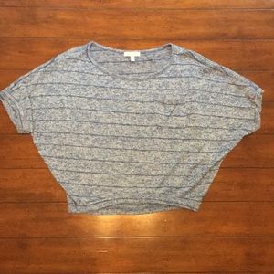 Blue dELiA*s cropped dolman sweater